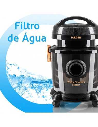 Vacuum Cleaner with Water Filter Haeger Aquaclean 1200