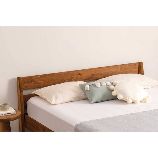 Venus Model Wooden Bed Single Pine Wood - Brown 150 x 200