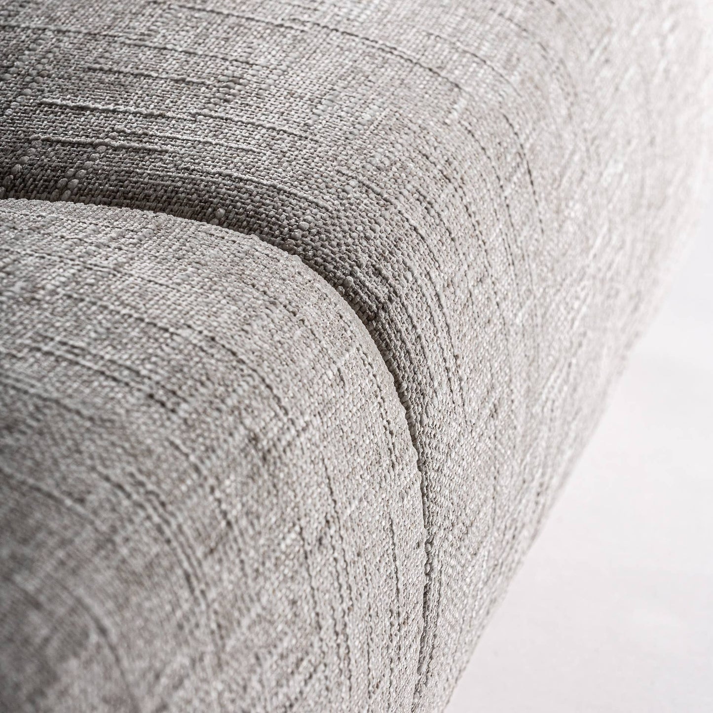 Polyester Sofa in Mottled Beige Color, 210x97x69cm