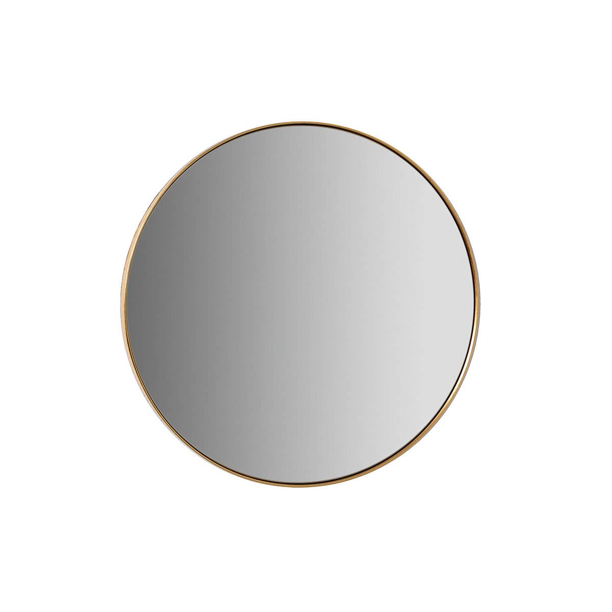 Round Gold Mirror. 51*51*4 cm