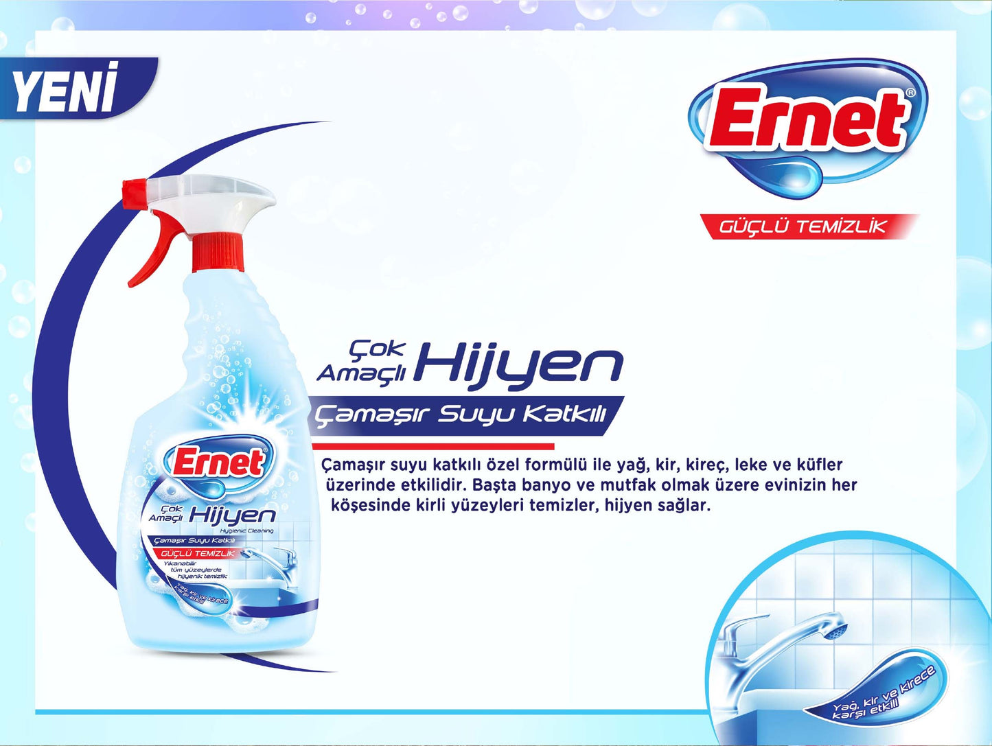 Ernet Multi Purpose Hygienic Cleaning 750 Ml