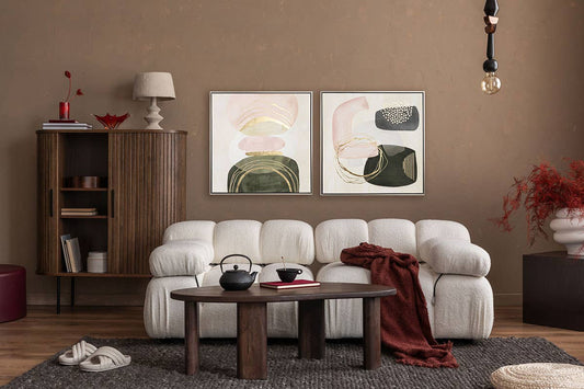 Set of 2 Oil Paintings 60*60 cm