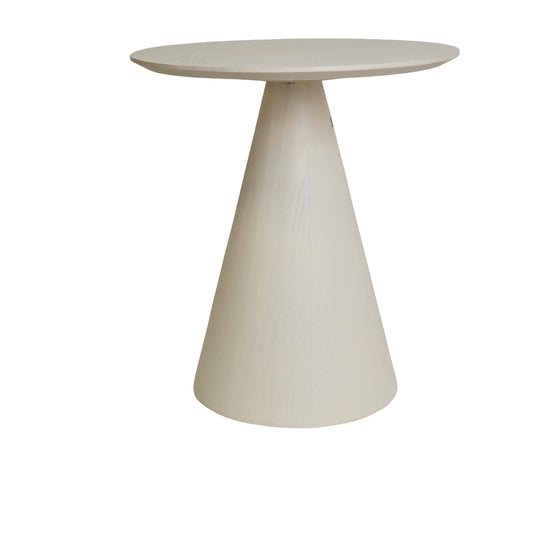 Side Table - Round-  Mdf - Sand - 40x40x44cm