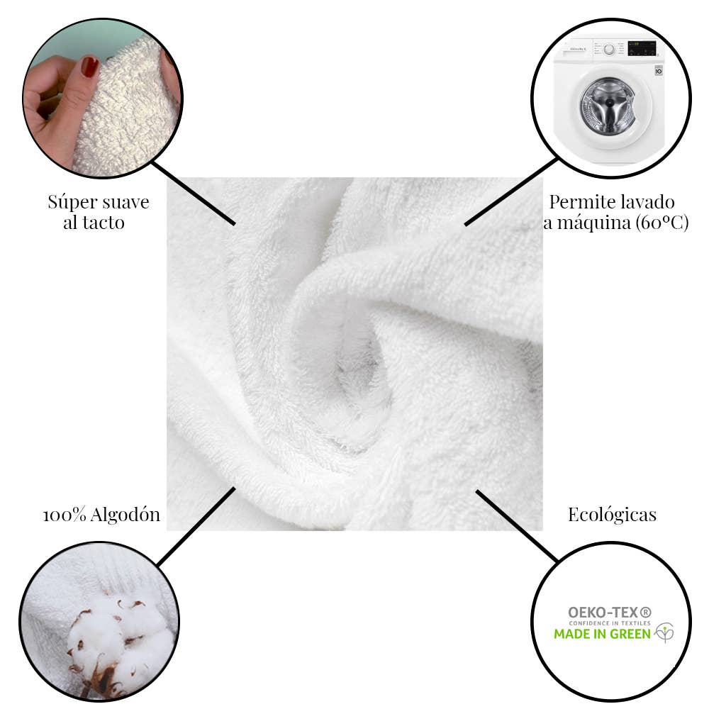 10 Bath Towels 100% Cotton | Weight 450 Gsm | 100 x 150 cm
