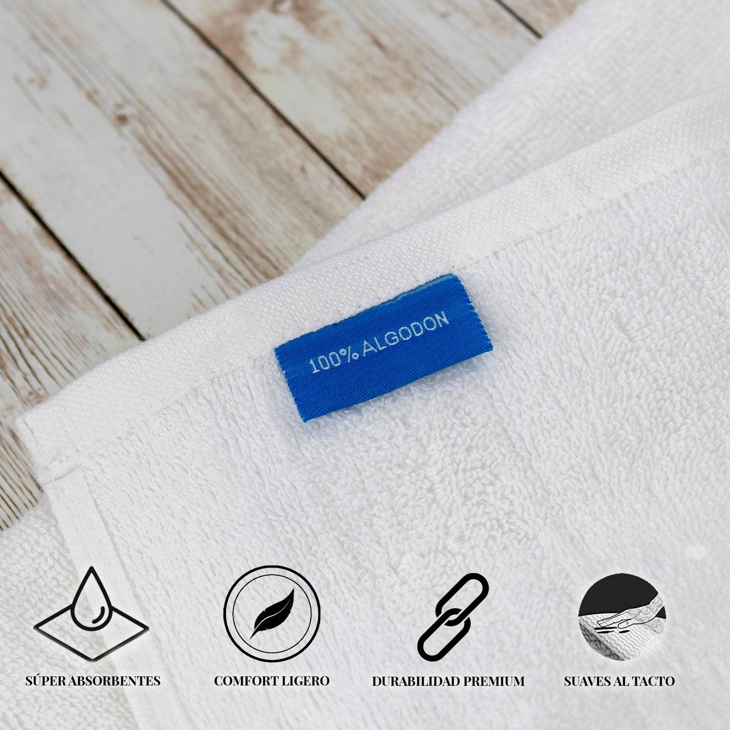 10 Bath Towels 100% Cotton | Weight 450 Gsm | 100 x 150 cm