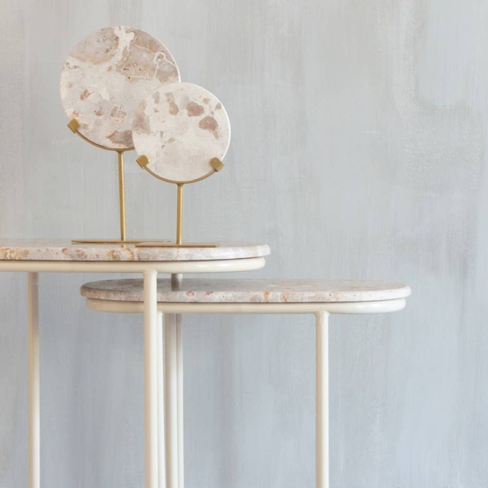 Amélie Marble Side Table Set 2