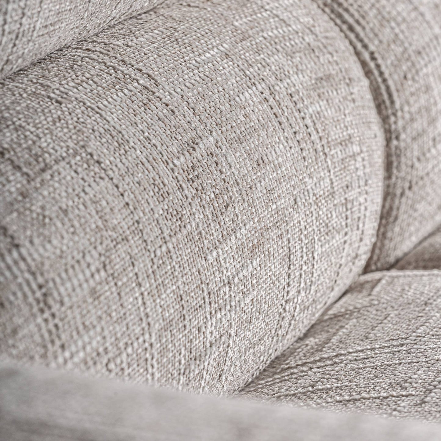 Polyester Sofa in Mottled Beige Color, 210x97x69cm
