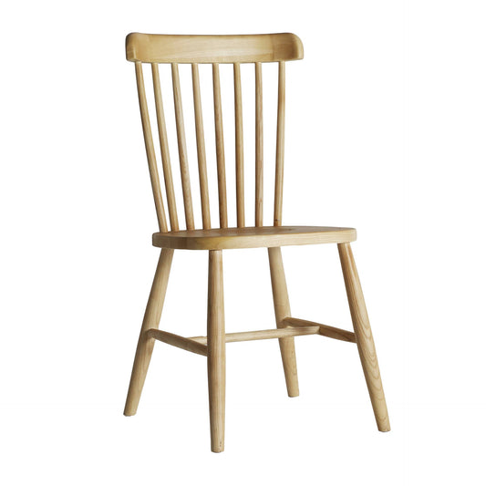 Eide Chair, Elm Wood, Natural, 48x46x91cm