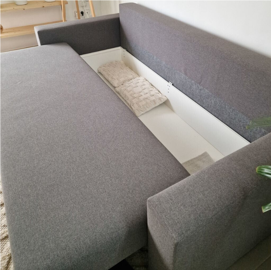Skraut Home - Cloud Sofa Bed, Light Grey