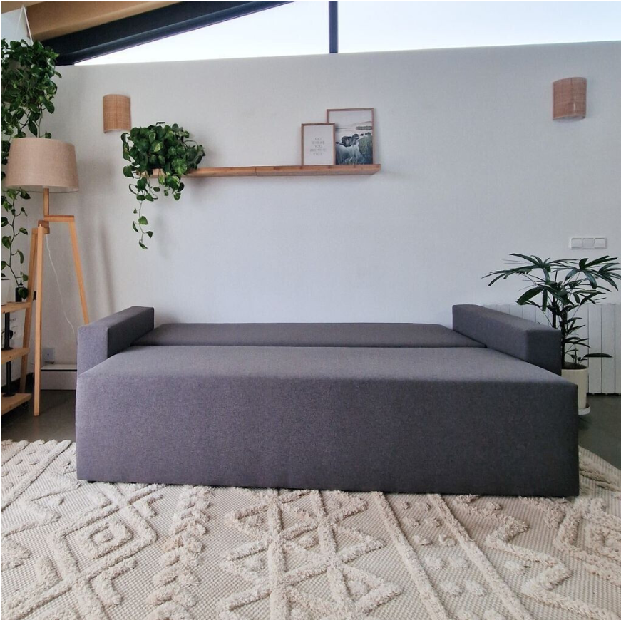 Skraut Home - Cloud Sofa Bed, Light Grey
