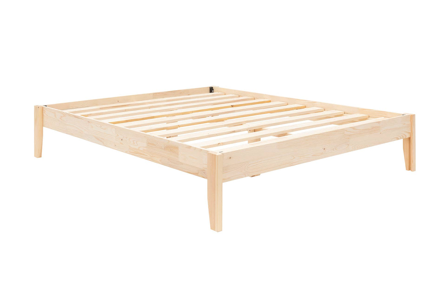 Galaxi Model Wooden Bed Single Pine Wood - Nature 150 x 200
