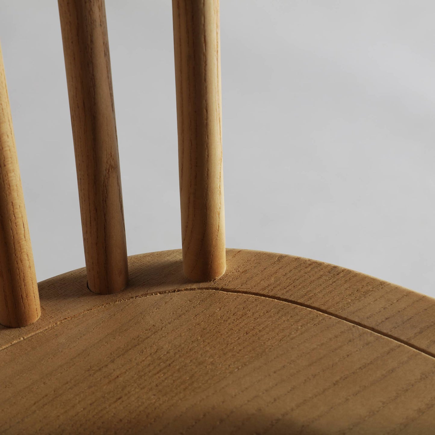 Eide Chair, Elm Wood, Natural, 48x46x91cm