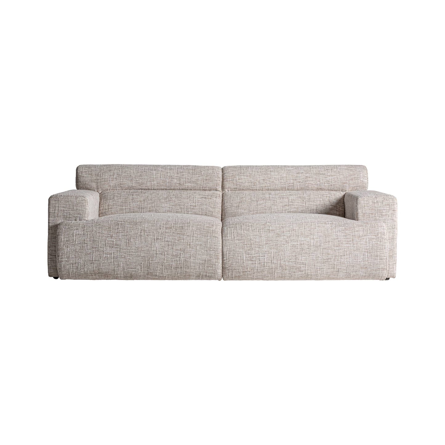 Polyester Sofa in Mottled Beige Color, 210x97x69cm