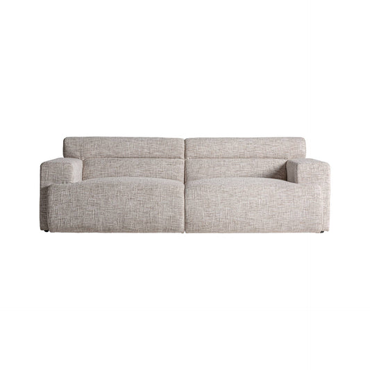 Polyester Sofa in Mottled Beige Color, 210x97x69cm