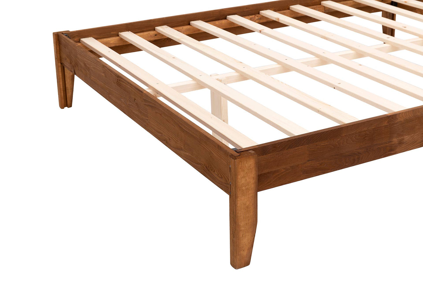 Galaxi Model Wooden Bed Single Pine Wood - Brown 150 x 200