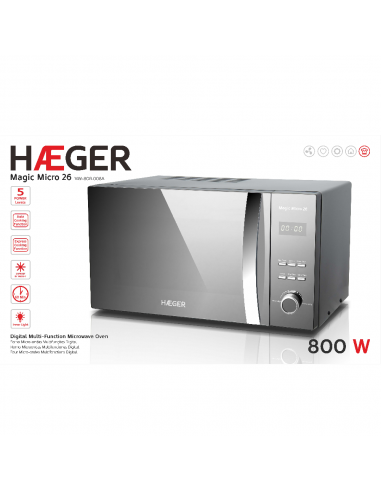 Digital Microwave Haeger Magic Micro 26 - 26L 800W