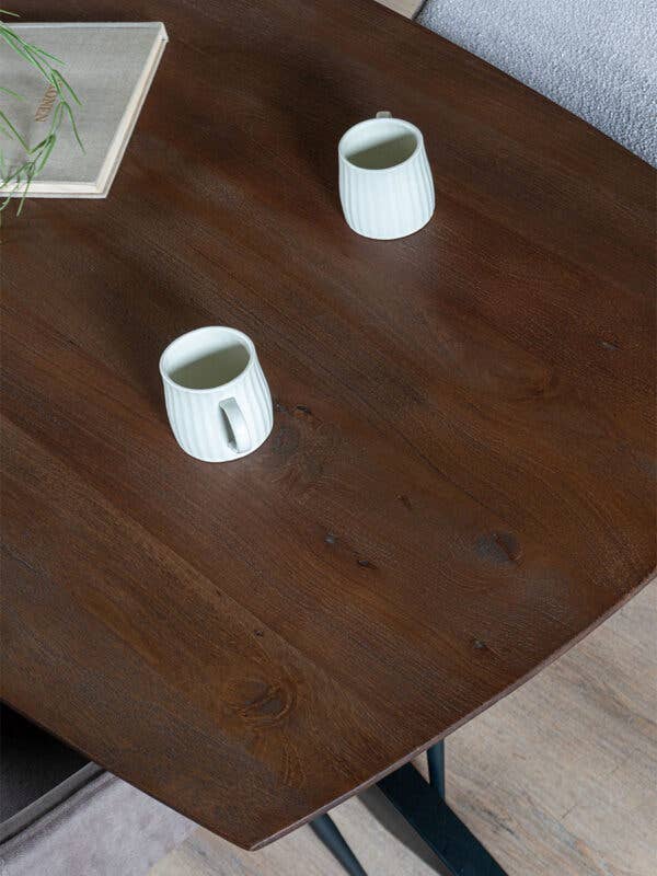 Felix Dining Table — Espresso Mango Wood — 220 X 100 cm