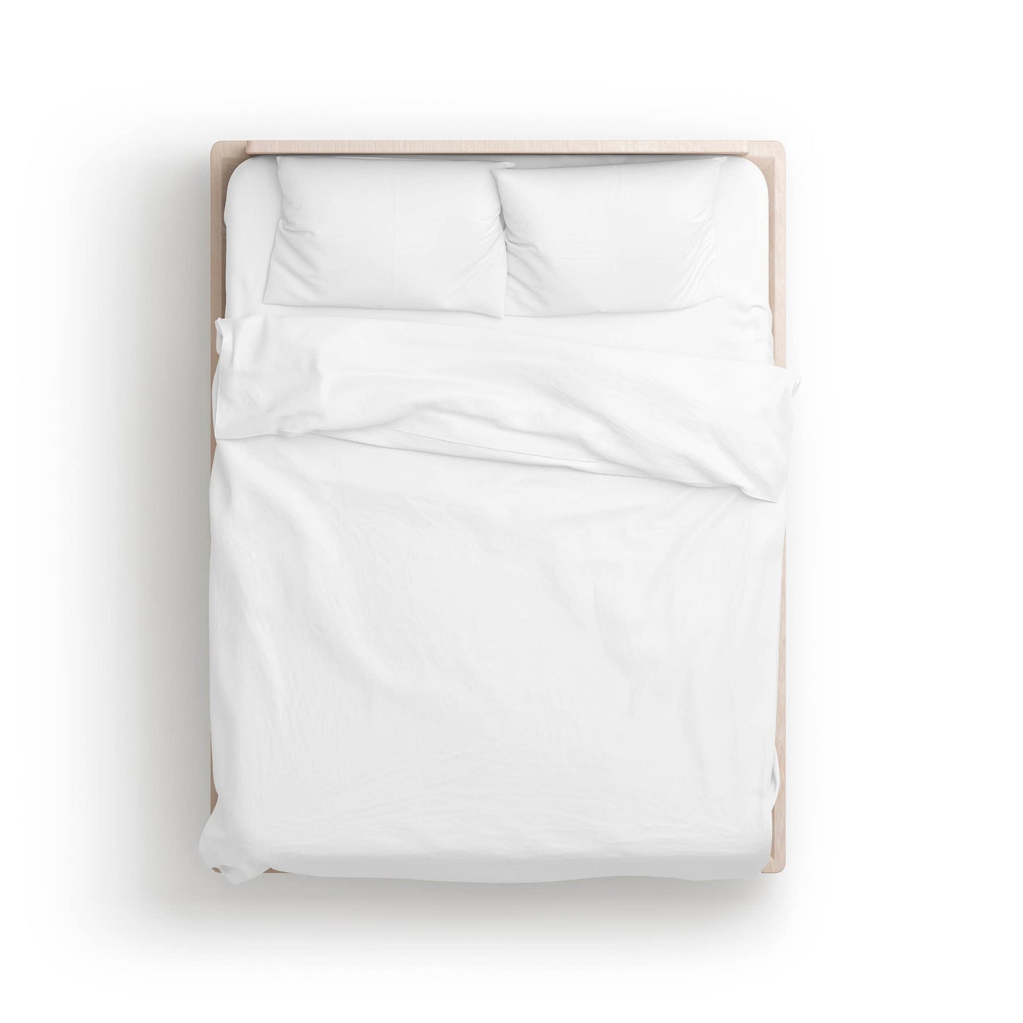 Flat Sheet 100% Cotton, 5 pack,  Color White - 160 x 300 cm