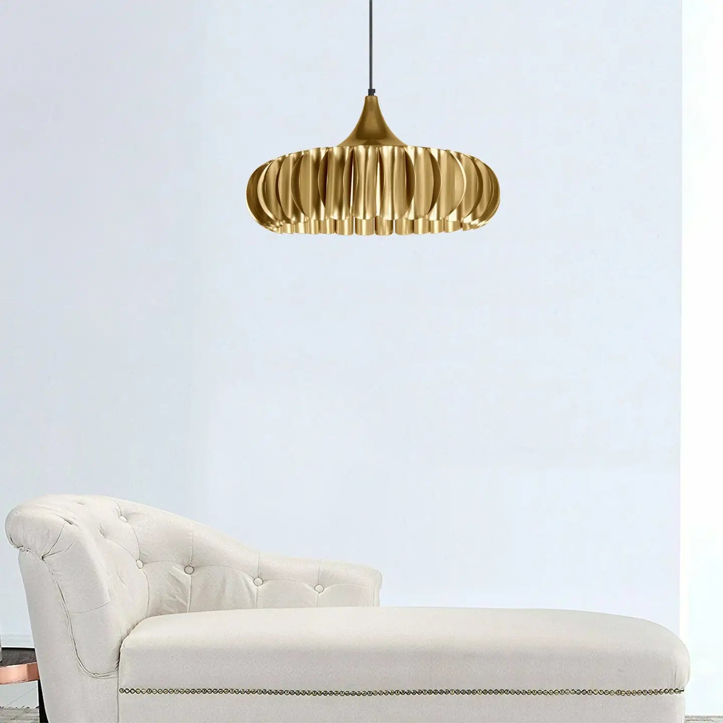 Gold Metal Chapel Suspension light